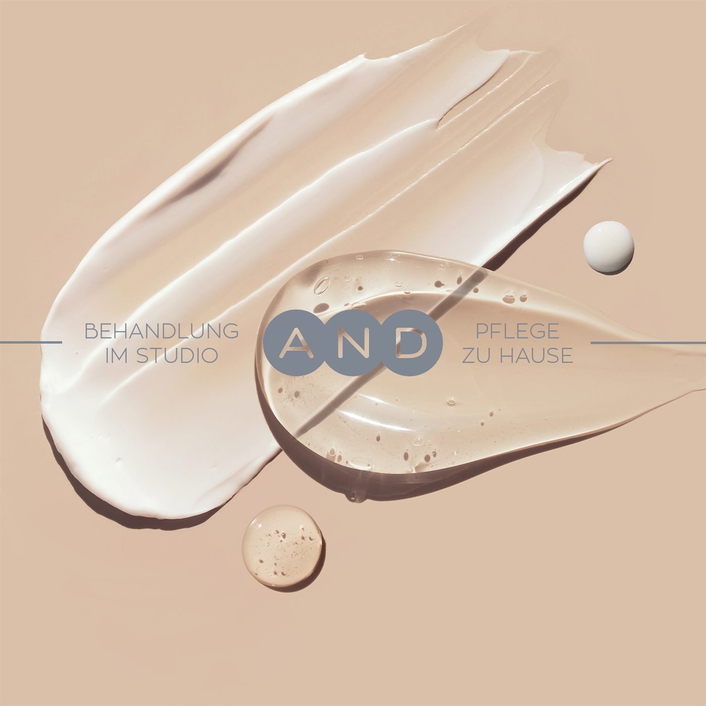 Cremetextur und Gel — Behandlung im Studio und Pflege zu Hause